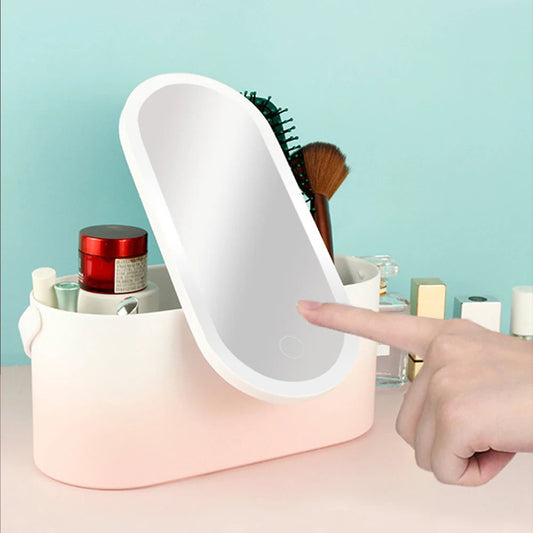 Led Aynalı Makyaj Çantası